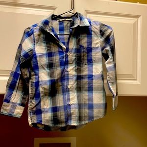Long sleeve button up boys